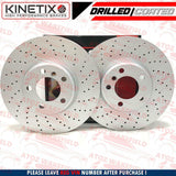 FOR BMW 330d Xdrive M SPORT FRONT REAR DRILLED BRAKE DISCS MINTEX PADS SENSORS
