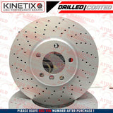 FOR BMW 330d Xdrive M SPORT FRONT REAR DRILLED BRAKE DISCS MINTEX PADS SENSORS