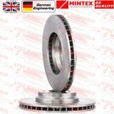 FOR BMW 335i 335d M SPORT FRONT PREMIUM QUALITY MINTEX BRAKE DISCS PAIR 348mm