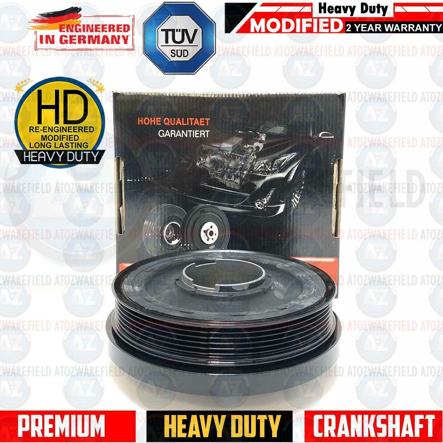 FIT BMW 3 SERIES 316d 318d 320d DIESEL TVD CRANKSHAFT PULLEY 11238512072