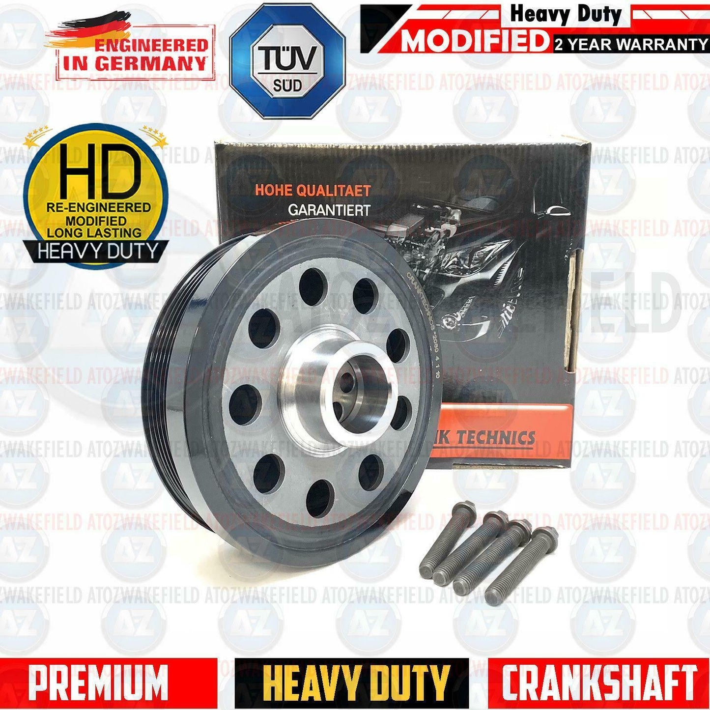 FIT BMW 3 SERIES 316d 318d 320d DIESEL TVD CRANKSHAFT PULLEY 11238512072