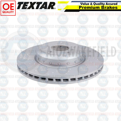 FOR BMW 430d 435d 435i 440i M SPORT DIMPLED GROOVED FRONT BRAKE DISCS PAIR 370mm