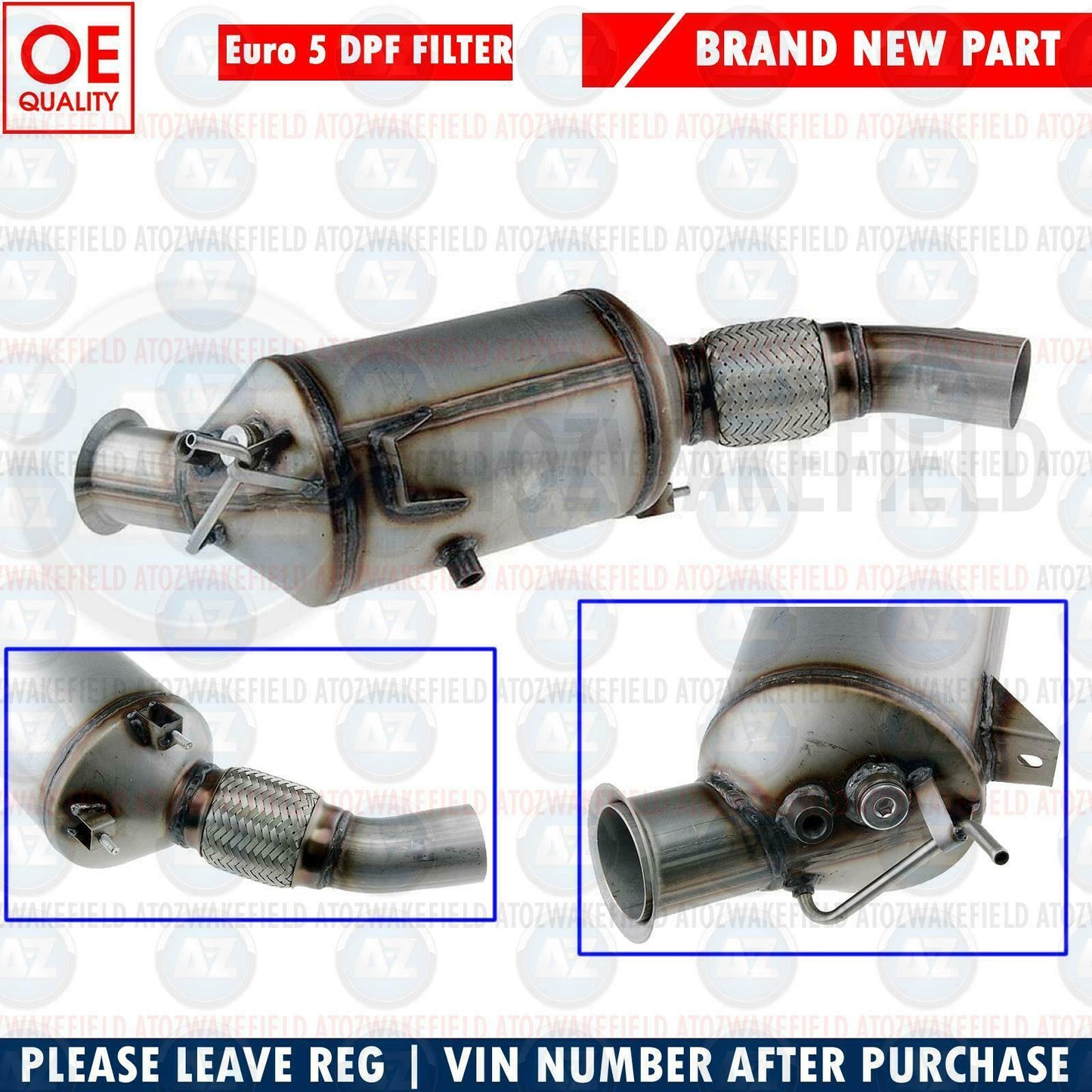 FOR BMW 114d 116d 118d 120d 125d 316d 318d 320d X3 DIESEL PARTICULATE DPF FILTER