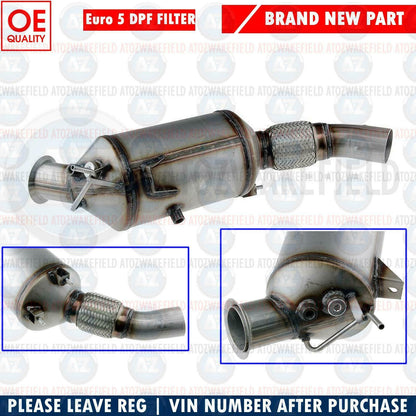 FOR BMW 114d 116d 118d 120d 125d 316d 318d 320d X3 DIESEL PARTICULATE DPF FILTER