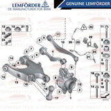 FOR BMW 530d REAR AXLE UPPER LH OR RH SUSPENSION WISHBONE CONTROL TRACK ARM