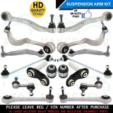 FOR BMW 5 E39 FRONT REAR UPPER LOWER SUSPENSION WISHBONES ARMS LINKS BUSHES KIT
