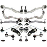 FOR BMW 5 E39 FRONT REAR UPPER LOWER SUSPENSION WISHBONES ARMS LINKS BUSHES KIT