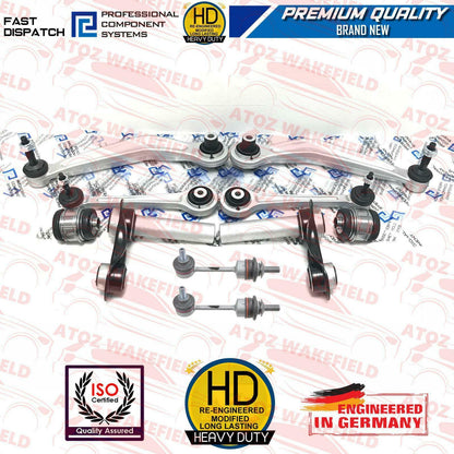 FOR BMW 5 E60 E61 FRONT REAR SUSPENSION WISHBONES TRACK CONTROL ARMS LINKS KIT