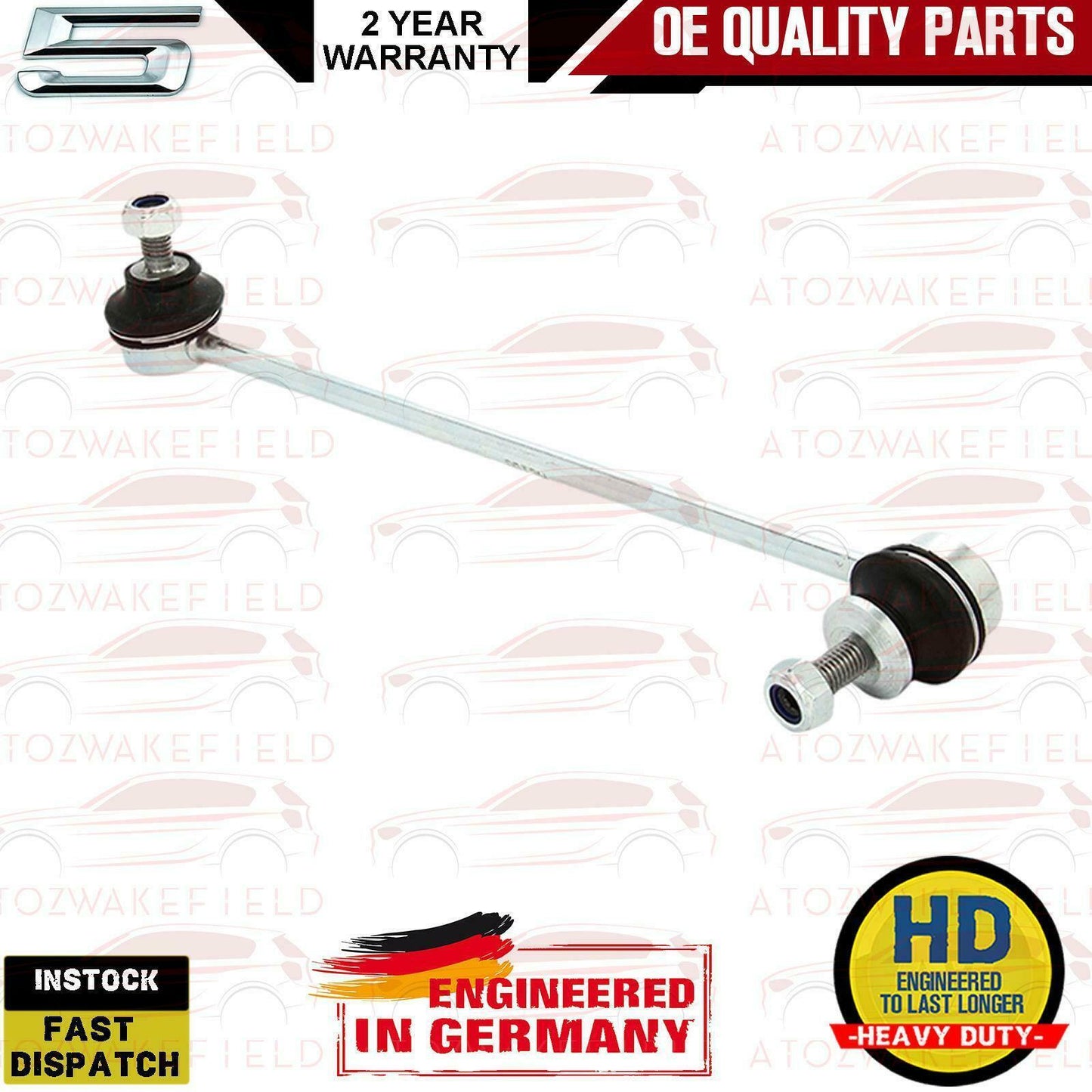 FOR BMW 5 E60 E61 FRONT SUSPENSION WISHBONE CONTROL ARMS DROP LINKS TIE ROD ENDS