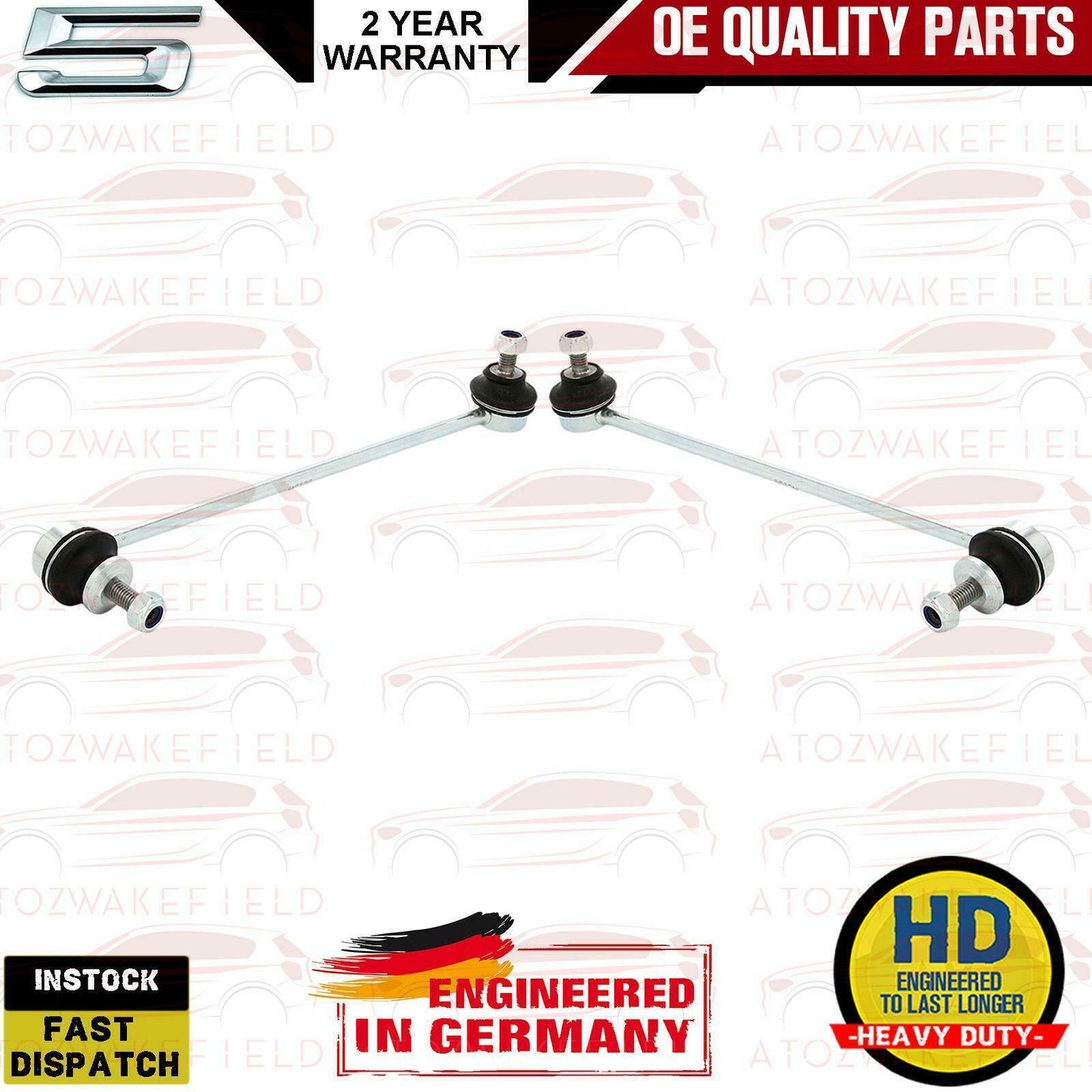 FOR BMW 5 E60 E61 FRONT SUSPENSION WISHBONE CONTROL ARMS DROP LINKS TIE ROD ENDS