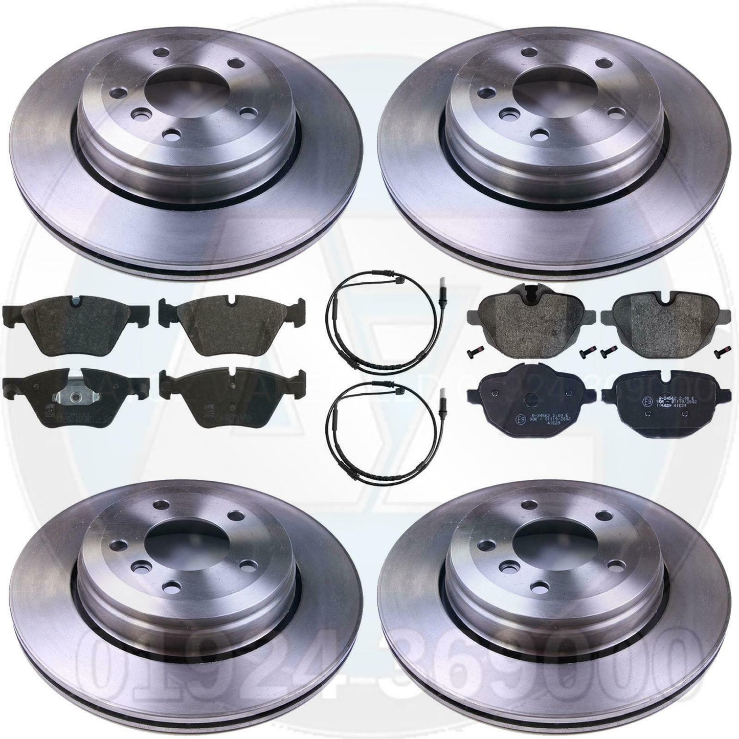 FOR BMW 5 SERIES 518d 520d 520 F10 F11 FRONT REAR BRAKE DISCS PADS SENSORS 330mm