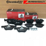 FOR BMW 5 SERIES 518d 520d 525d F10 F11 FRONT REAR GENUINE BREMBO BRAKE PADS SET