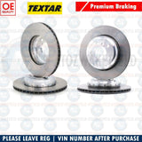 FOR BMW 5 SERIES 525d F10 F11 FRONT REAR TEXTAR BRAKE DISCS BREMBO PADS 330mm