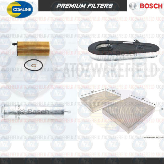 FOR BMW 5 SERIES 520d F07 F10 F11 SERVICE KIT OIL AIR DIESEL FUEL POLLEN FILTERS