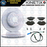 FOR BMW X4 25d G02 F97 REAR BRAKE COATED DISCS BORG BECK PADS SENSOR 330m