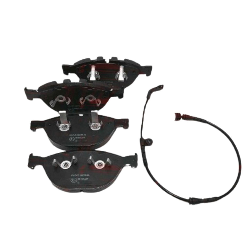 FOR BMW 5 SERIES 535d E60 E61 FRONT BRAKE PADS SET + WEAR INDICATOR WIRE SENSOR
