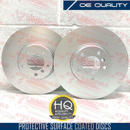 FOR BMW 5 SERIES 535d E60 E61 REAR BRAKE DISCS PLATINUM PD PADS WIRE SENSOR 345m