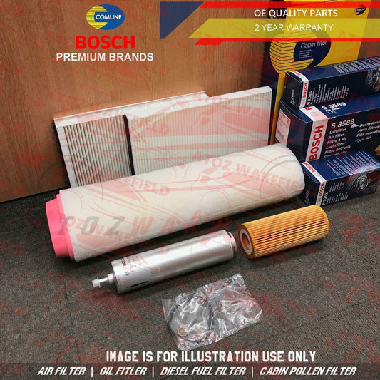 FOR BMW 520d 525d 530d 535d E60 E61 AIR OIL DIESEL FUEL CABIN FILTER SERVICE KIT