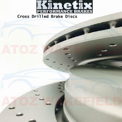 FOR BMW 5/6 SERIES E60 E61 E63 E64 REAR BRAKE DISCS BREMBO PADS SENSOR 320mm