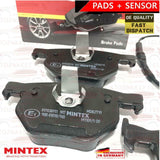 FOR BMW 5 SERIES E60 E61 530d 525d 535d REAR BRAKE PADS SET WEAR WIRE SENSOR