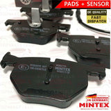 FOR BMW 5 SERIES E60 E61 530d 525d 535d REAR BRAKE PADS SET WEAR WIRE SENSOR