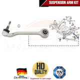 FOR BMW 5 SERIES E60 E61 xDRIVE FRONT LOWER SUSPENSION WISHBONE CONTROL ARMS KIT