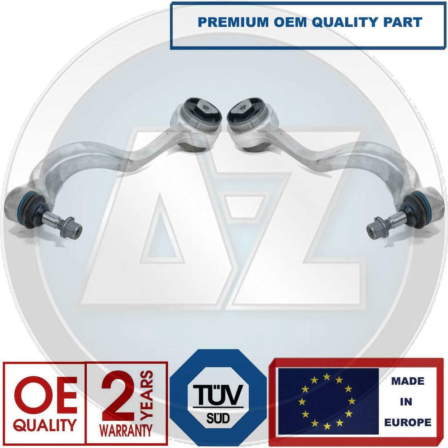 FOR BMW 5 SERIES M5 E60 E61 2 FRONT LOWER SUSPENSION WISHBONE TRACK CONTROL ARMS