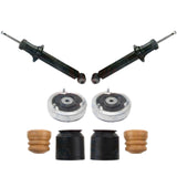 FOR BMW 5 SERIES REAR SHOCKER SHOCK ABSORBERS TOP STRUT MOUNTS DUST COVERS KIT