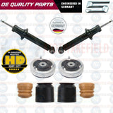 FOR BMW 5 SERIES REAR SHOCKER SHOCK ABSORBERS TOP STRUT MOUNTS DUST COVERS KIT