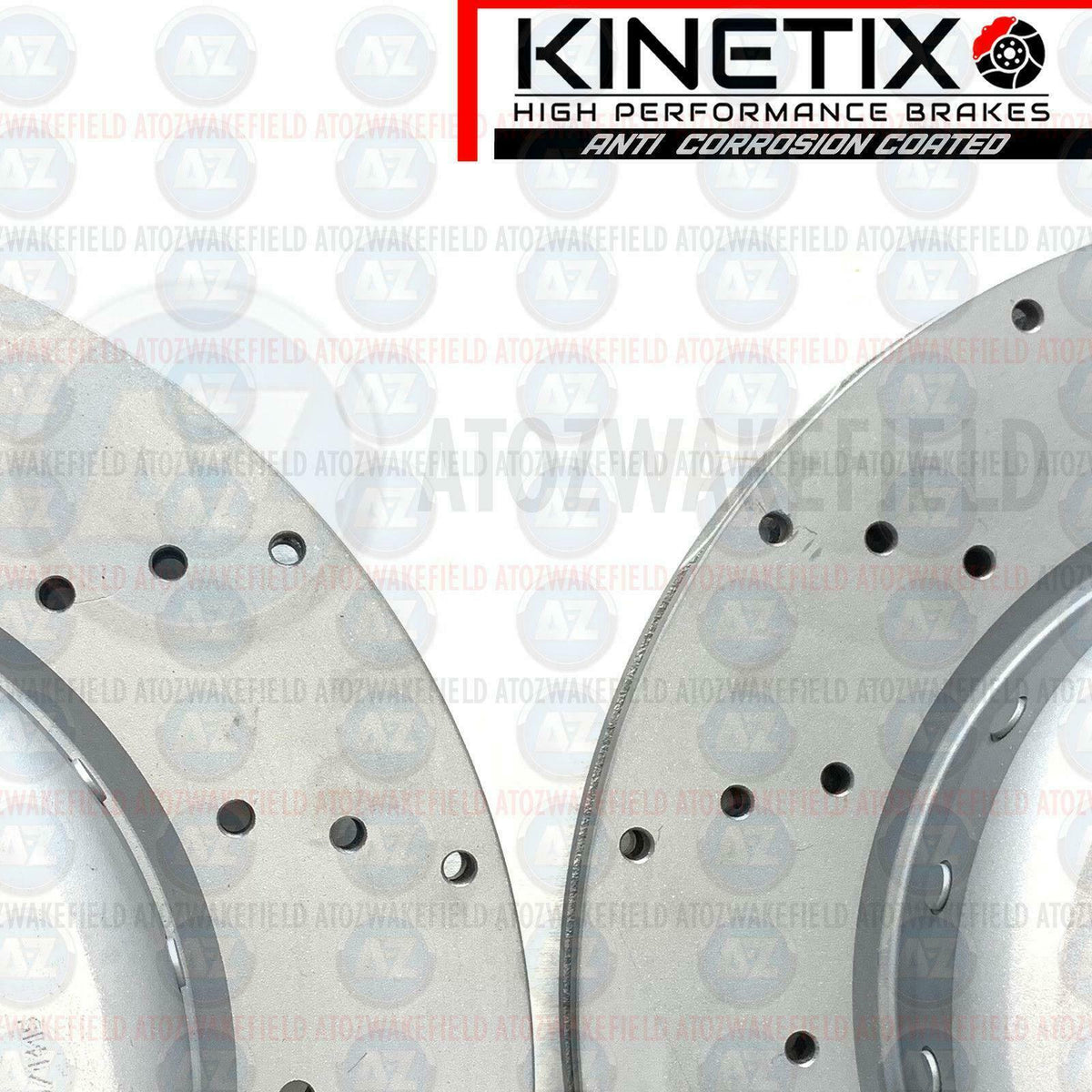 FOR BMW 518d 520d M SPORT F10 F11 REAR CROSS DRILLED BRAKE DISCS PAIR 330mm