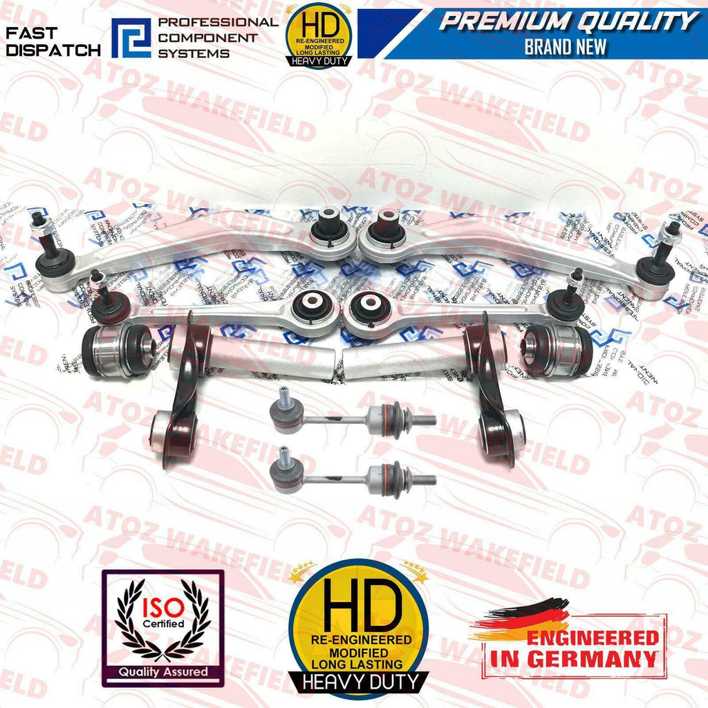 FOR BMW 520 525 530 535 E60 E61 REAR SUSPENSION WISHBONES ARMS LINKS BUSHES KIT