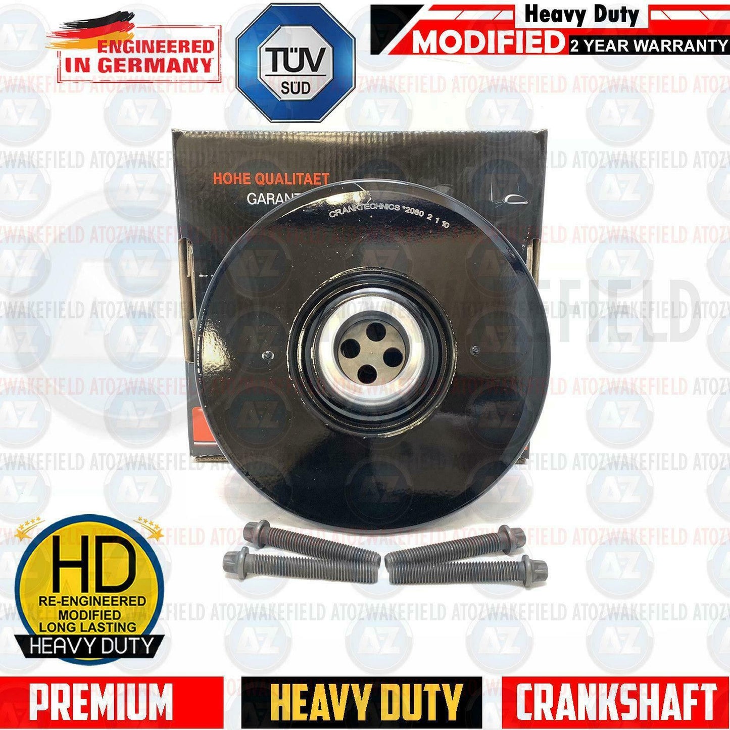 FOR BMW 530d 525d 535d 730d 740d X5 X6 30d 3.0 DIESEL CRANKSHAFT PULLEY N57
