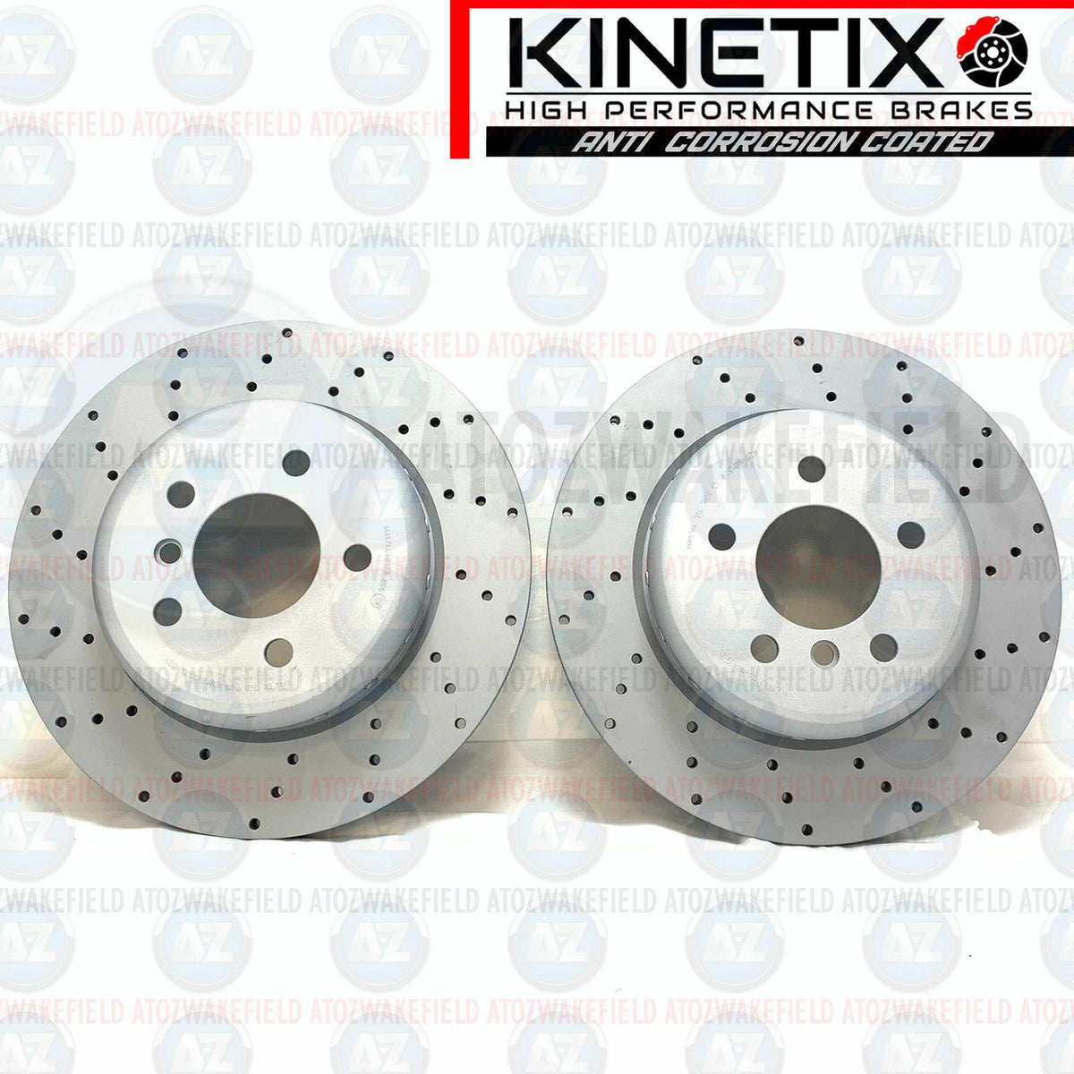 FOR BMW 730d 740d M SPORT FRONT DRILLED BRAKE DISCS MINTEX PADS WIRE SENSOR 348m