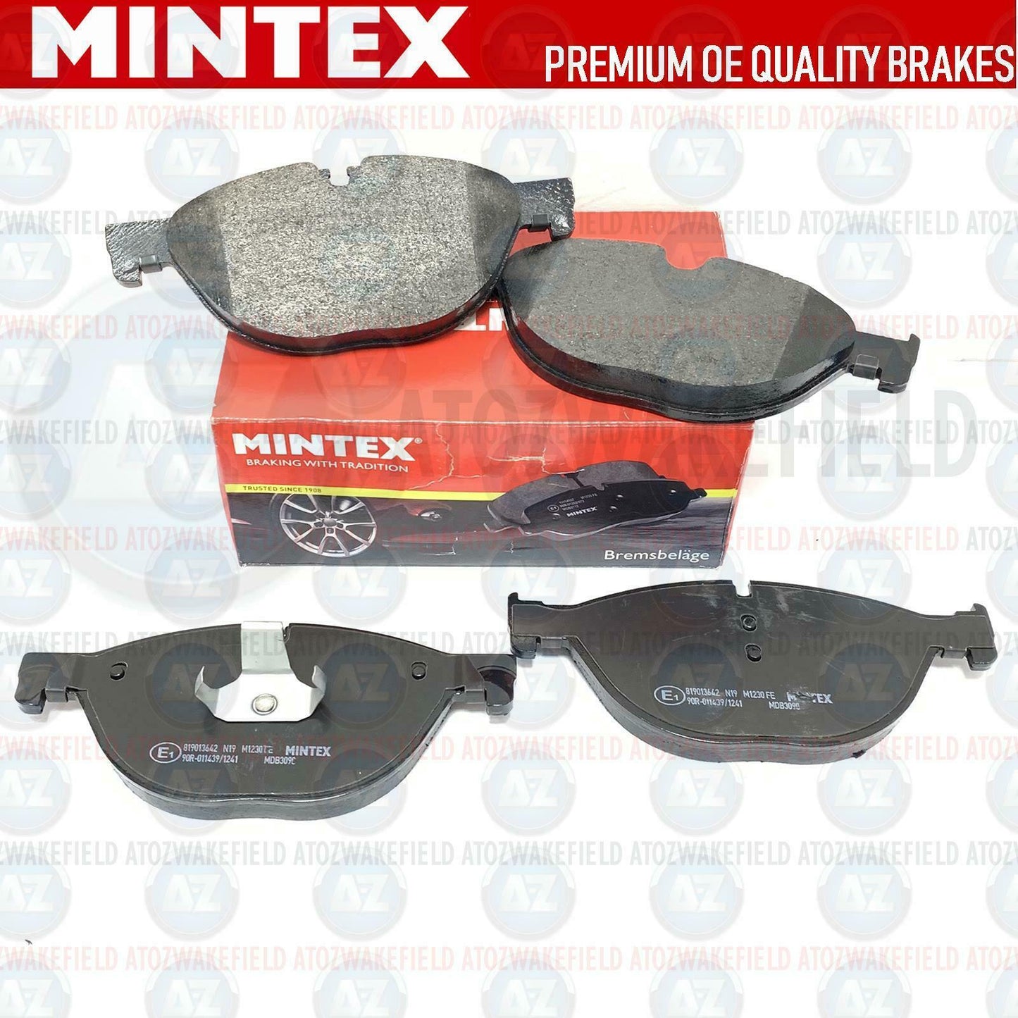 FOR BMW 5/6/7 SERIES FRONT MINTEX BRAKE PADS + WEAR INDICATOR SENSOR WIRE FR