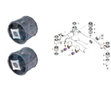 FOR BMW 5 SERIES E60 E61 REAR SUBFRAME FRONT CENTRE BUSHES 33176767525 PAIR