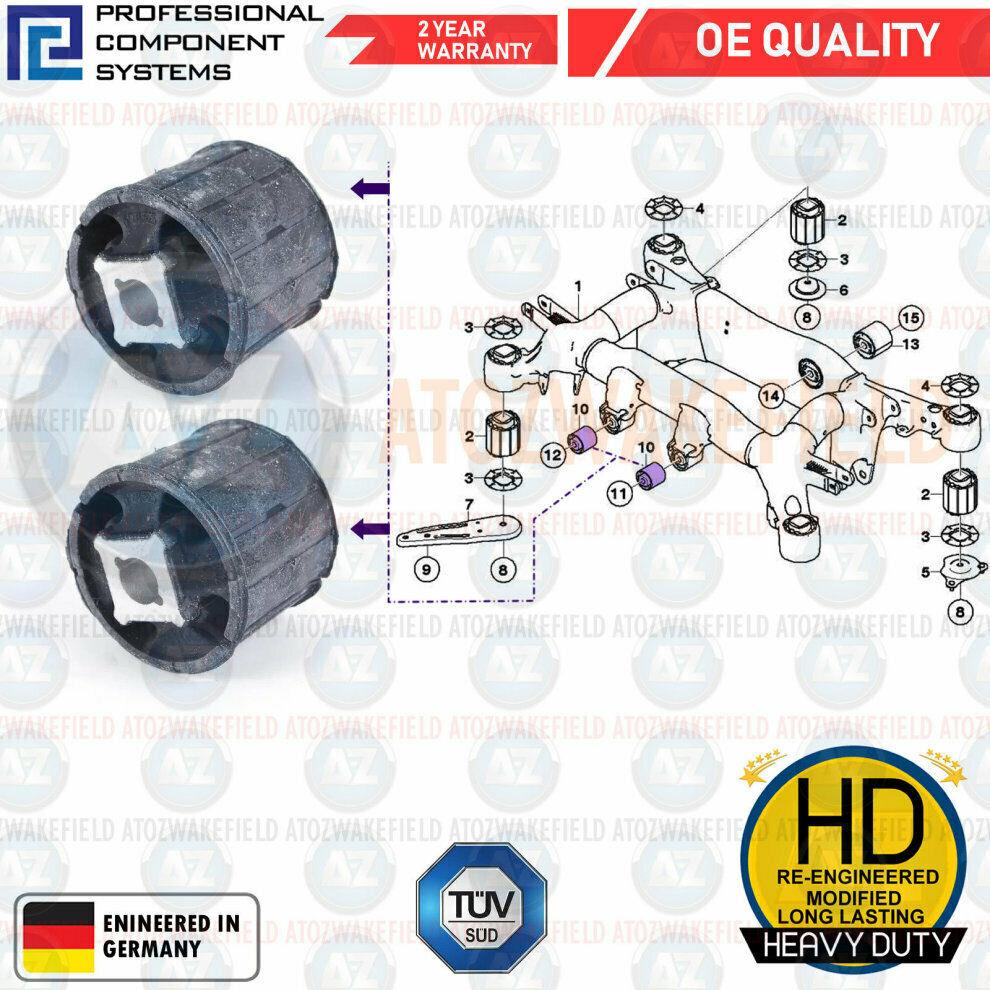 FOR BMW 5 SERIES E60 E61 REAR SUBFRAME FRONT CENTRE BUSHES 33176767525 PAIR