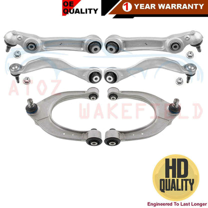 FOR BMW 640I 640D 650I 650D FRONT SUSPENSION WISHBONES ARMS LINKS ROD ENDS KIT