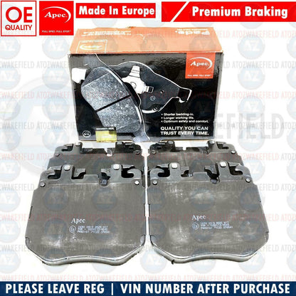 FOR BMW X5 M50i M50d 50i G05 M SPORT FRONT DIMPLE BRAKE DISCS APEC PADS WIRE 395