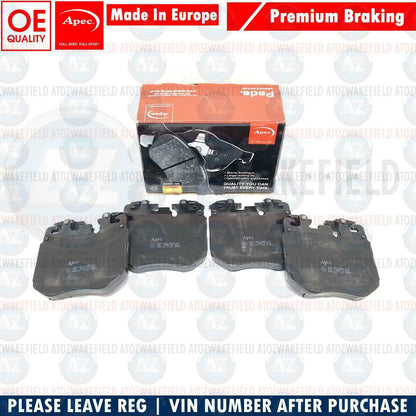 FOR BMW X7 M50i M50d 50i G07 M SPORT FRONT DIMPLE BRAKE DISCS APEC PADS WIRE 395