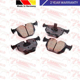 FOR BMW E46 M3 COUPE CONVERTIBLE 00-06 FRONT REAR PLATINUM BRAKE PADS WEAR WIRES