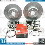 FOR BMW 225d M SPORT FRONT REAR BRAKE DISCS BREMBO PADS SENSORS 340mm 345mm