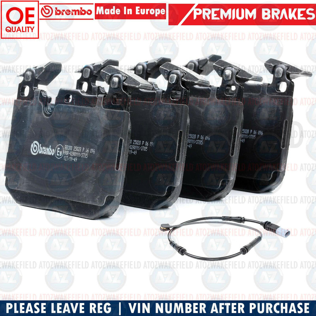FOR BMW M2 M3 M4 FRONT PREMIUM OE QUALITY BREMBO BRAKE PADS & WEAR SENSOR WIRE