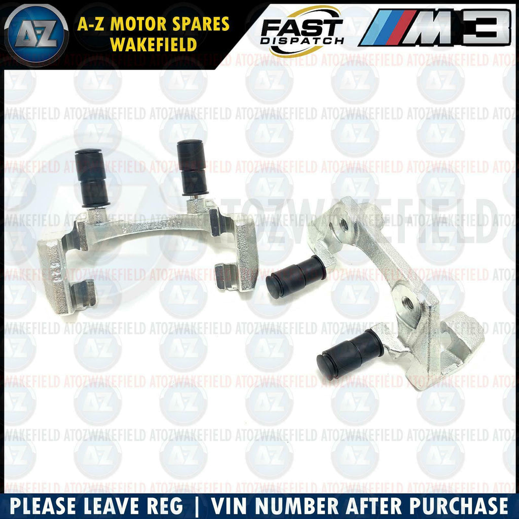 FOR BMW M3 3.2 E46 REAR HAND BRAKE CALIPER CARRIERS SLIDERS BRACKETS 34212229705