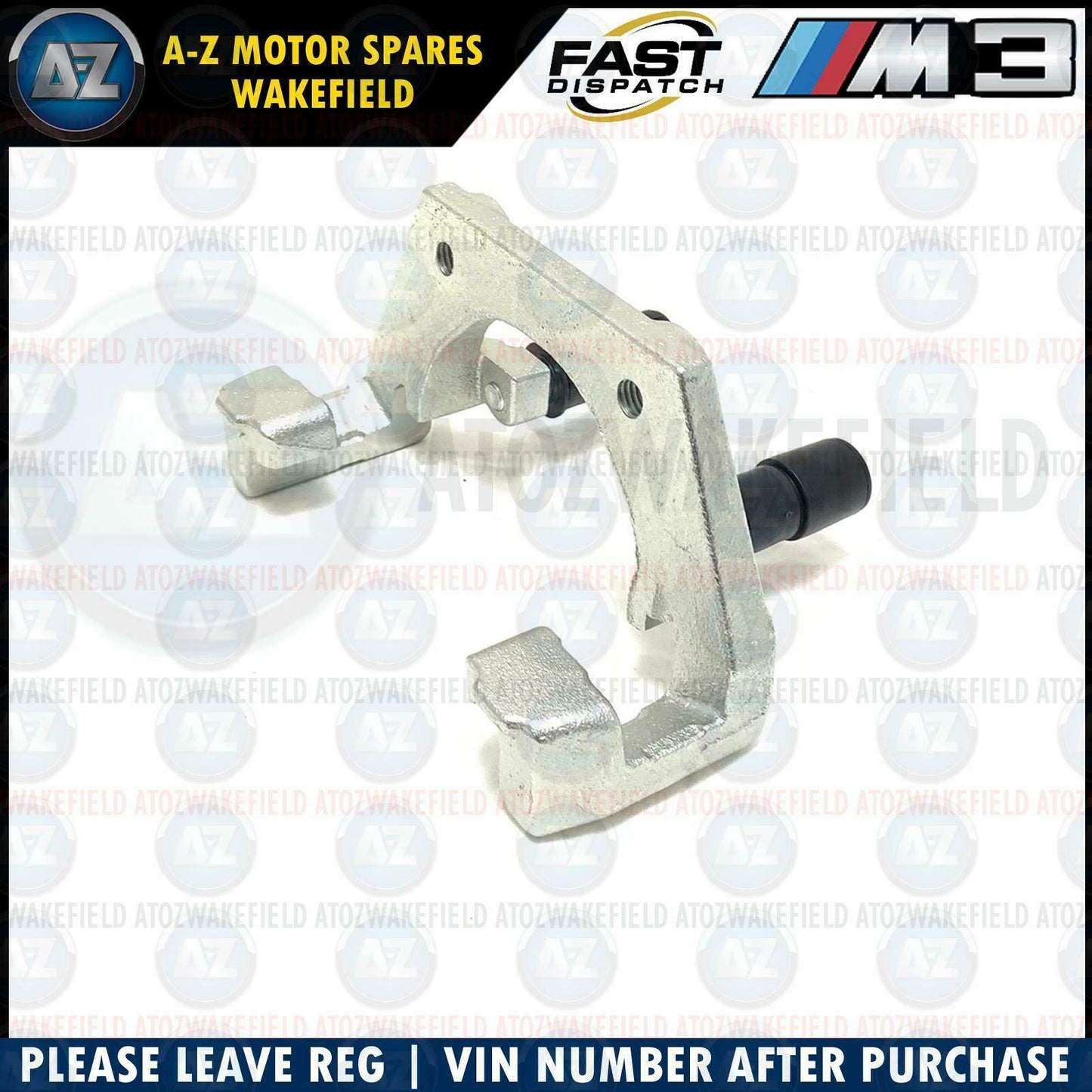 FOR BMW M3 3.2 E46 REAR HAND BRAKE CALIPER CARRIERS SLIDERS BRACKETS 34212229705