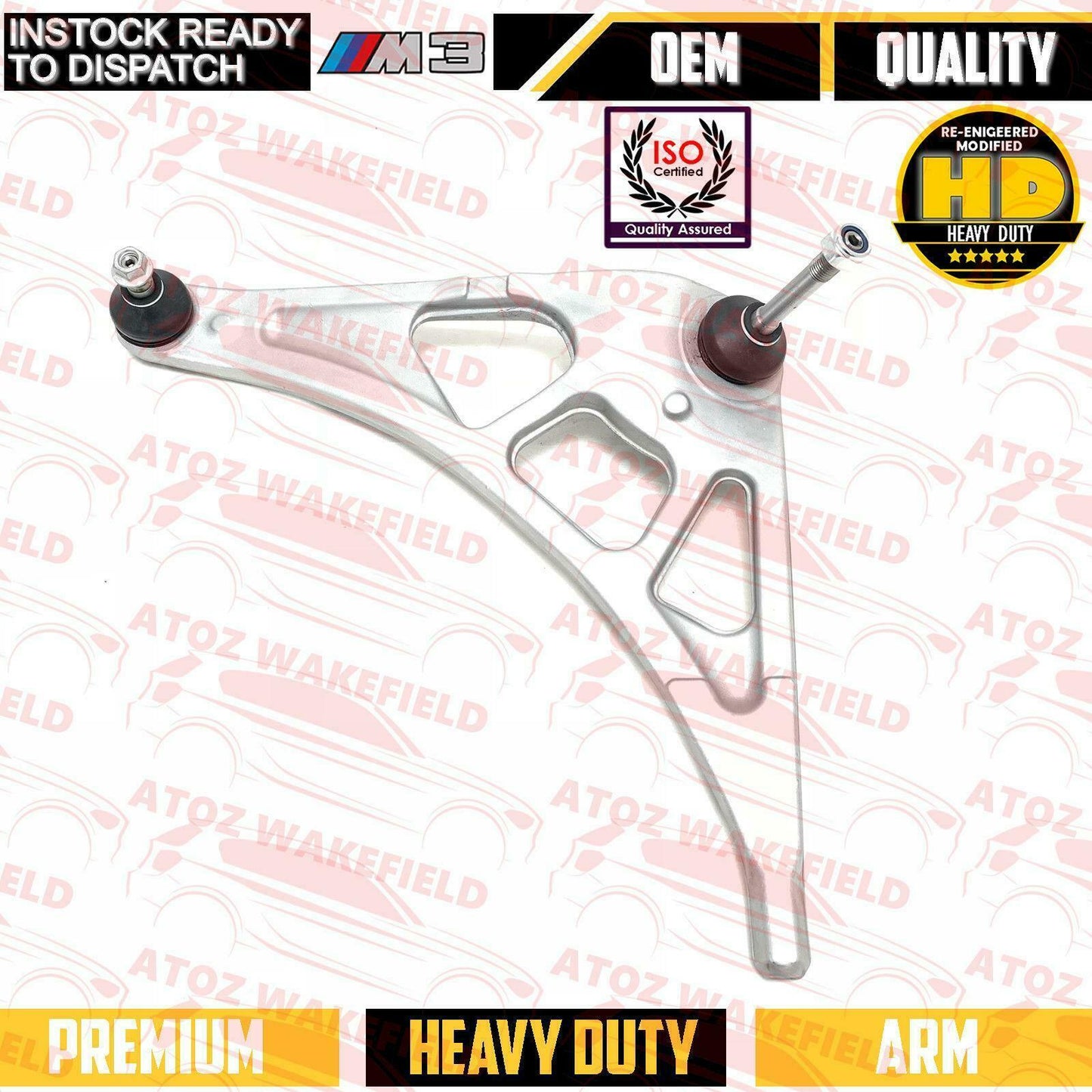 FOR BMW M3 CSL FRONT LOWER LEFT RIGHT SUSPENSION WISHBONE CONTROL ARMS BUSHES HD