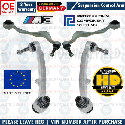 FOR BMW M3 E90 E92 E93 FRONT AXLE LOWER SUSPENSION WISHBONE TRACK CONTROL ARMS