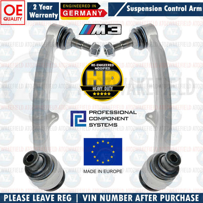 FOR BMW M3 E90 E92 E93 FRONT LOWER REAR FRONT SUSPENSION WISHBONE CONTROL ARMS