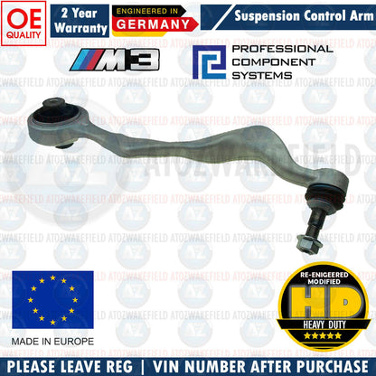 FOR BMW M3 E90 E92 E93 FRONT AXLE LOWER SUSPENSION WISHBONE TRACK CONTROL ARMS