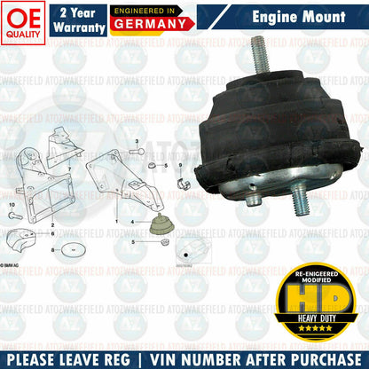 FOR BMW M3 E90 E92 E93 HYDRO ENGINE & GEARBOX MOUNTING MOUNTS SET 2007-2013