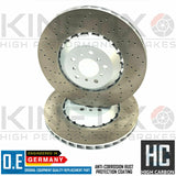 FOR BMW M6 F06 F12 F13 FRONT DRILLED BRAKE DISCS TEXTAR PADS WIRE SENSOR 400mm